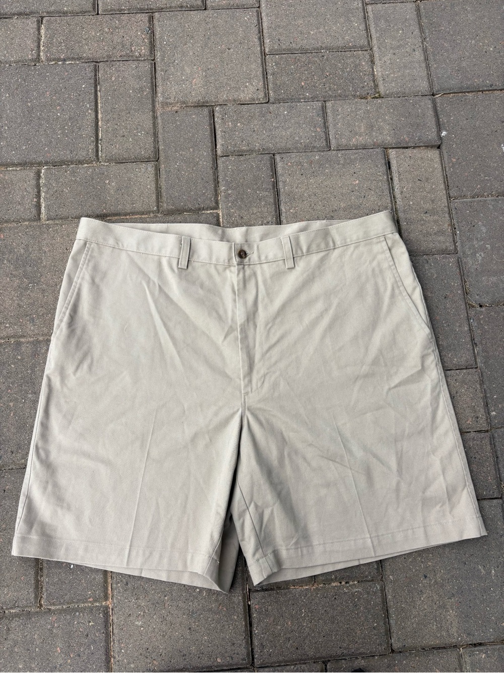 Men's Classic Khaki Shorts - Neutral Beige